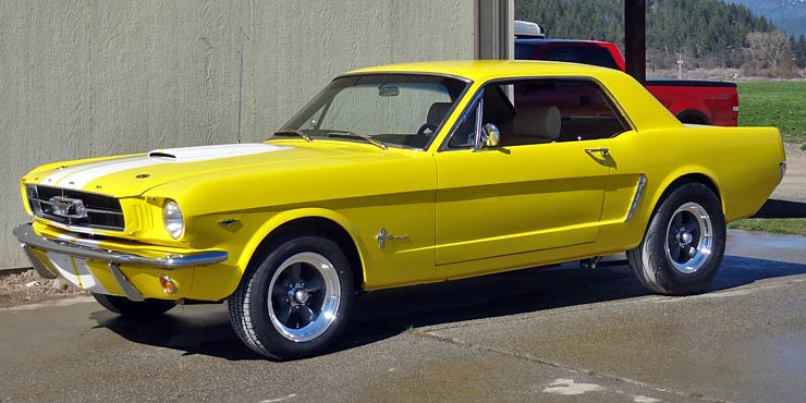 1965 Mustang after restoration