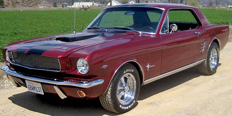 Completed 1966 Ford Mustang
