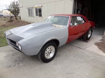 1967 Chevy Camaro Before